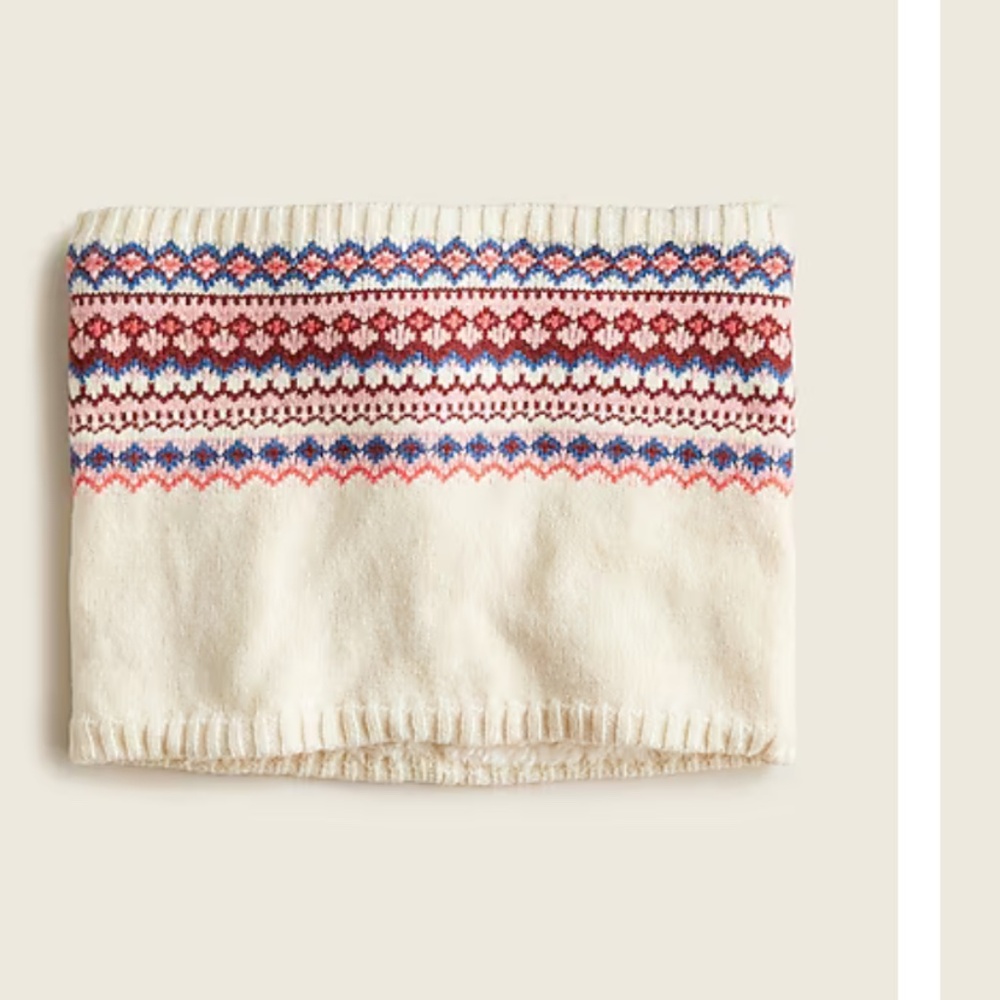 Jcrew Crewcuts Kids fair isle snood